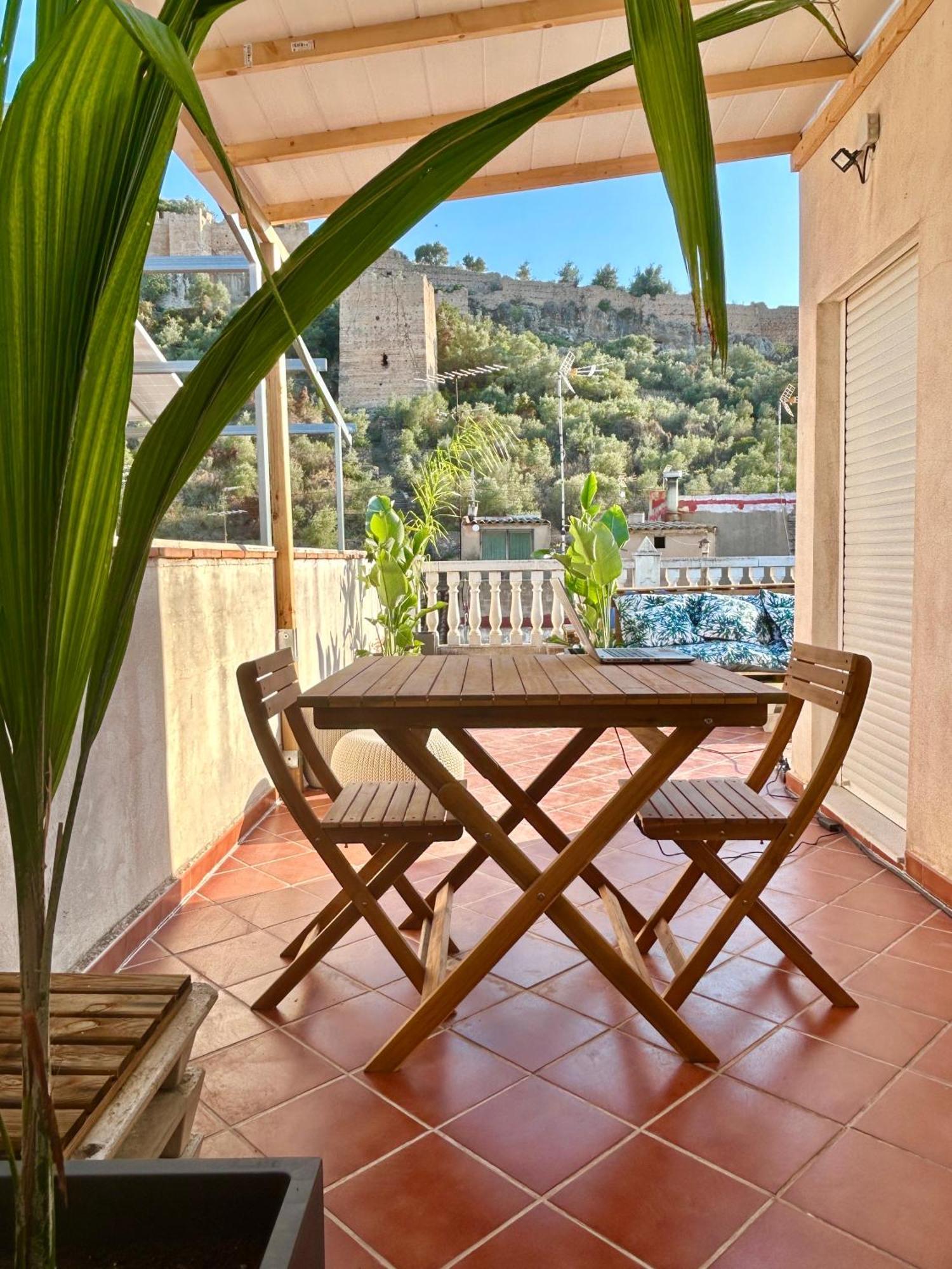 Casa Con Jacuzzi Y Piscina Con Vistas Al Castillo Corbera de Alcira Dış mekan fotoğraf